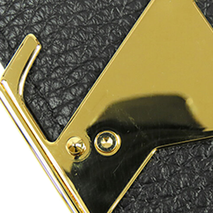 Capucines Portefeuille long taurillon Noir