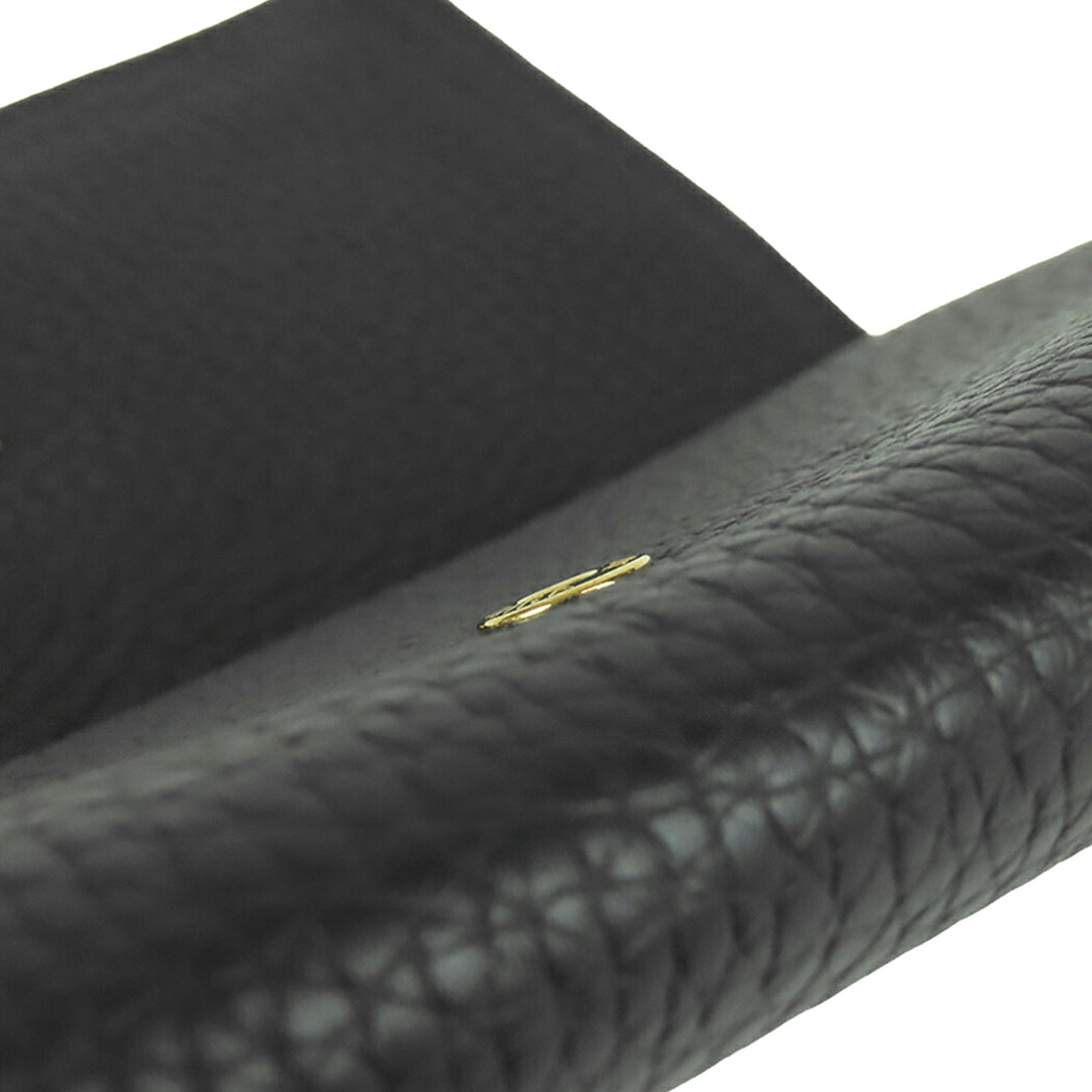 Capucines Portefeuille long taurillon Noir