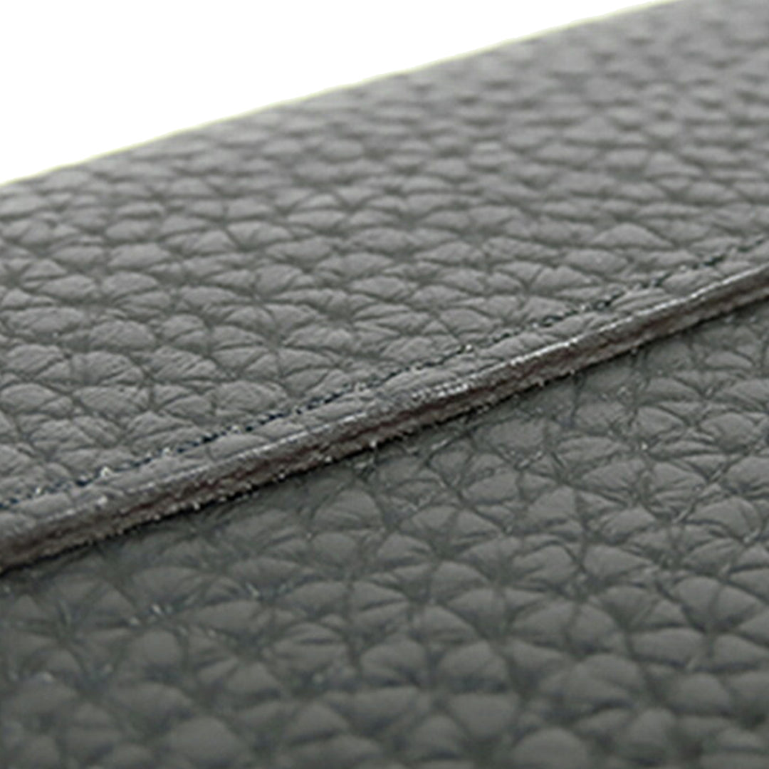 Capucines Portefeuille long taurillon Noir