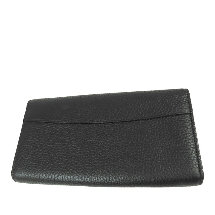 Capucines Portefeuille long taurillon Noir