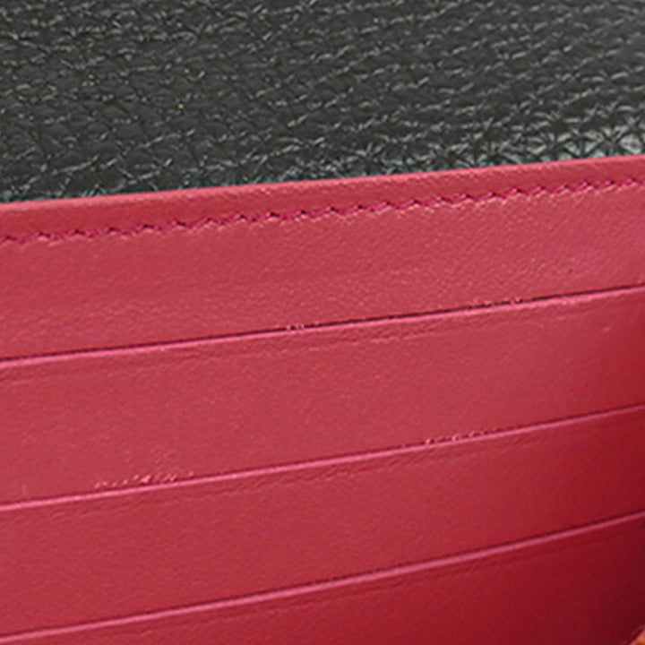Capucines Portefeuille long taurillon Noir