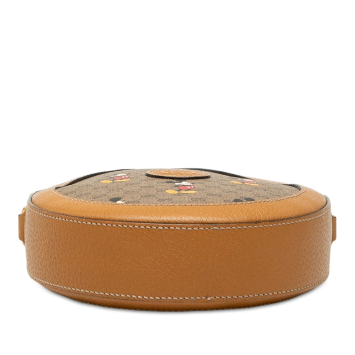 Disney Mickey Mouse Rond Sac Micro GG Supreme Beige
