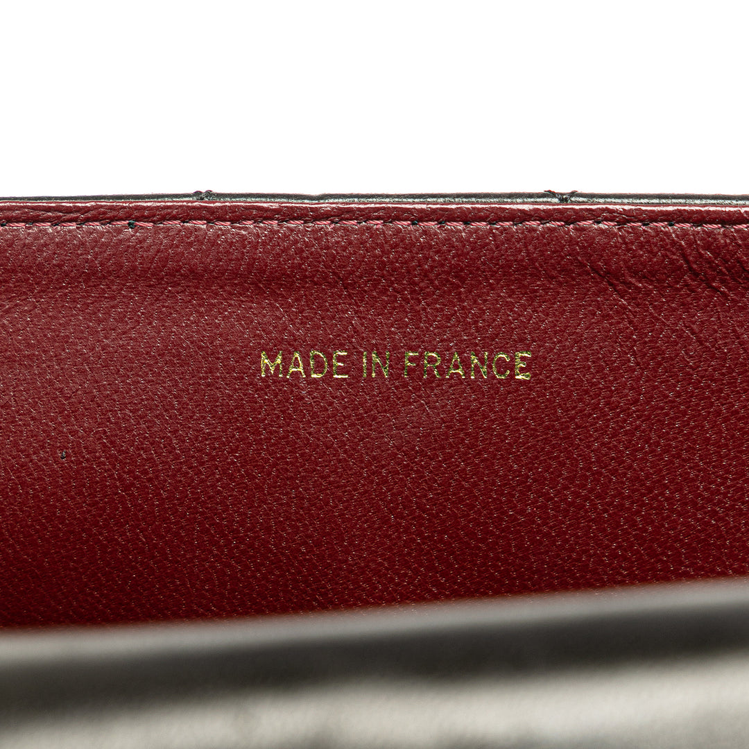 Chanel CC Matelassé Cuir d’agneau Chain à rabat