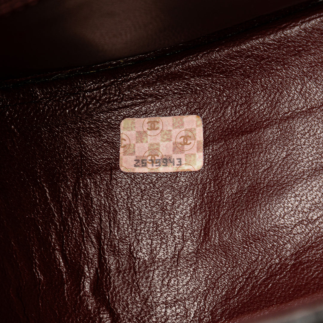 Chanel CC Matelassé Cuir d’agneau Chain à rabat