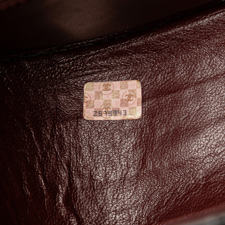 Chanel CC Matelassé Cuir d’agneau Chain à rabat