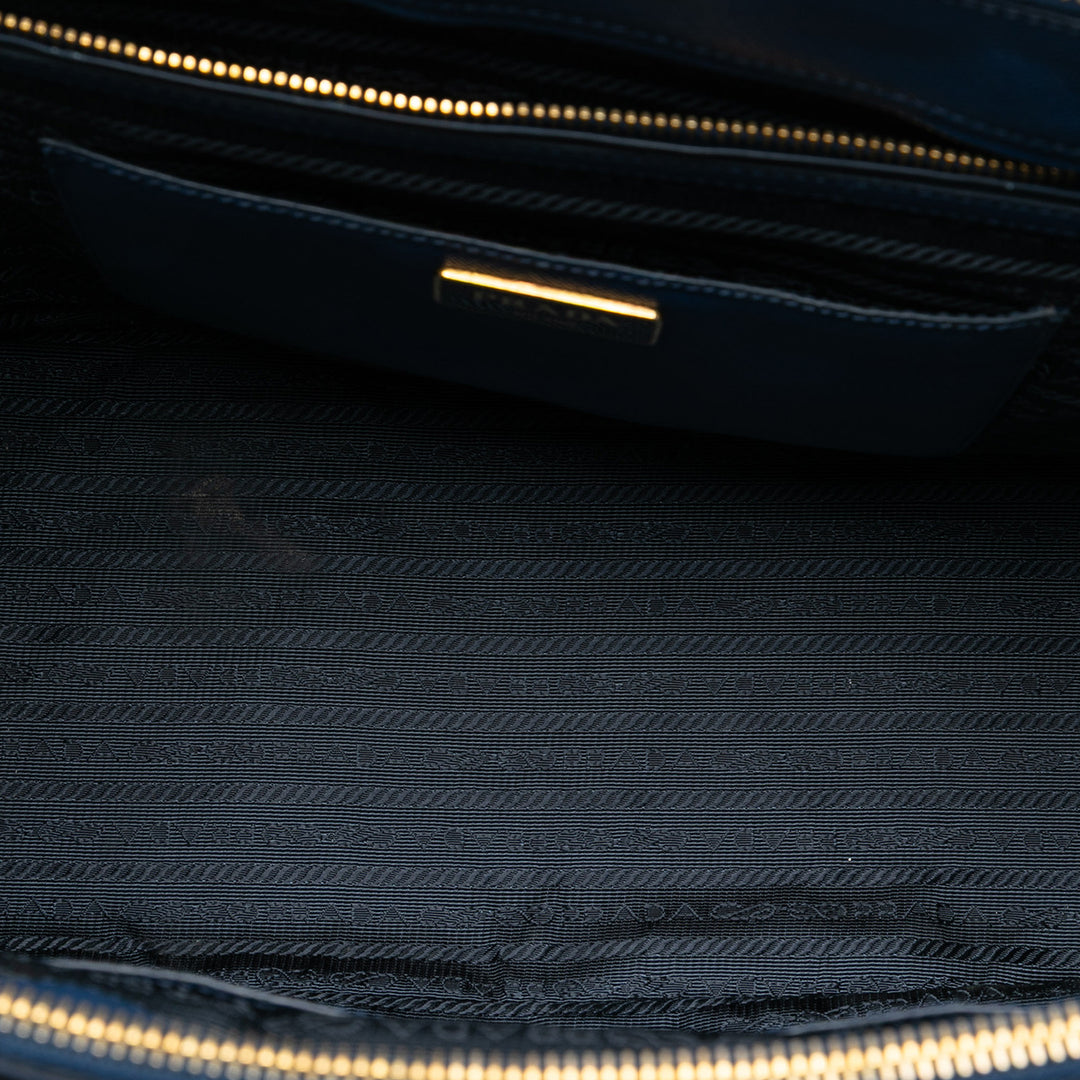 Prada Medium Saffiano Lux Galleria Double Zip Sac