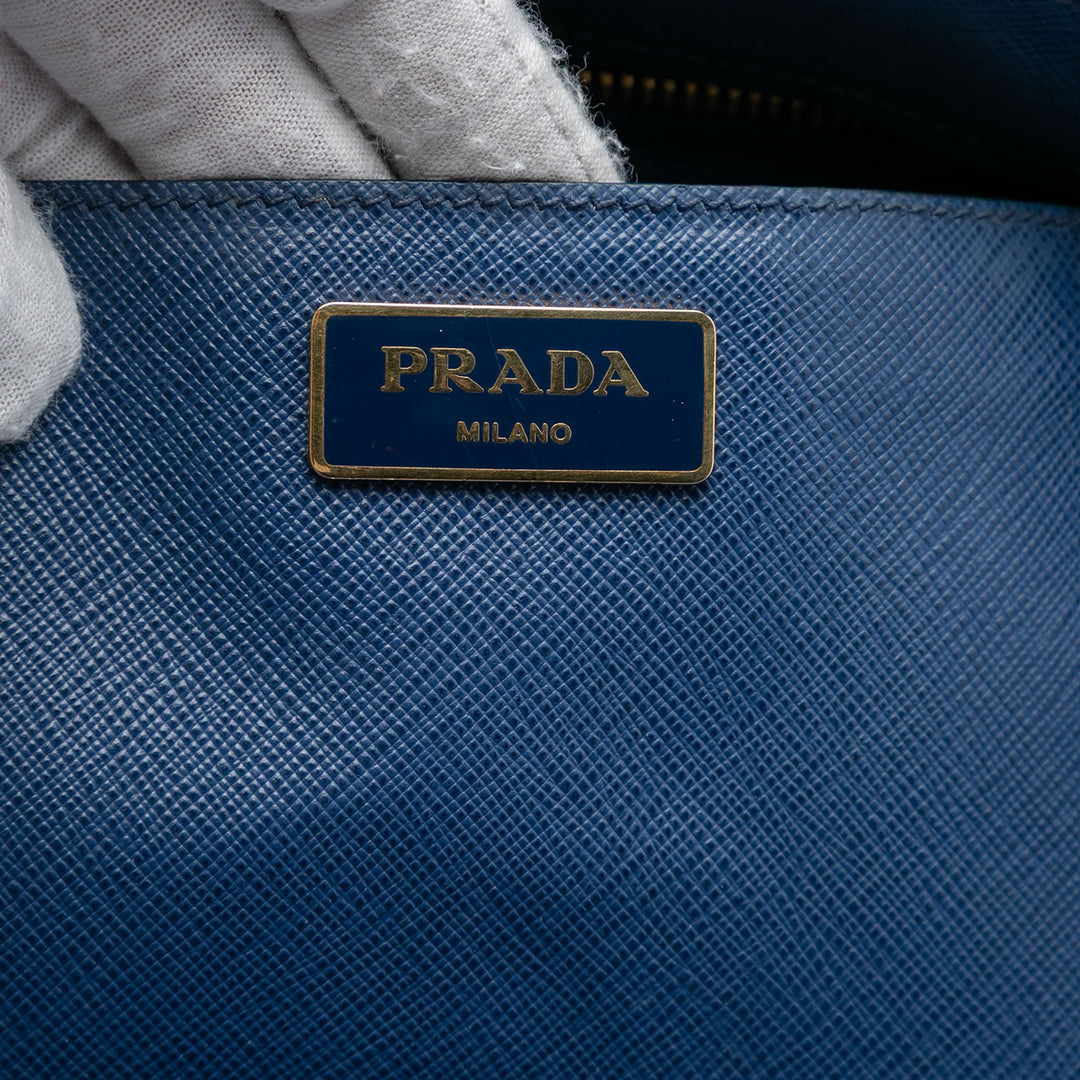 Prada Medium Saffiano Lux Galleria Double Zip Sac