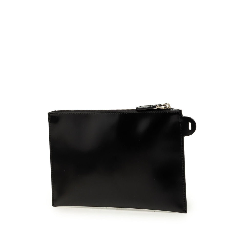 Prada Spazzolato Pochette Noir – vue 2 – GABY PARIS