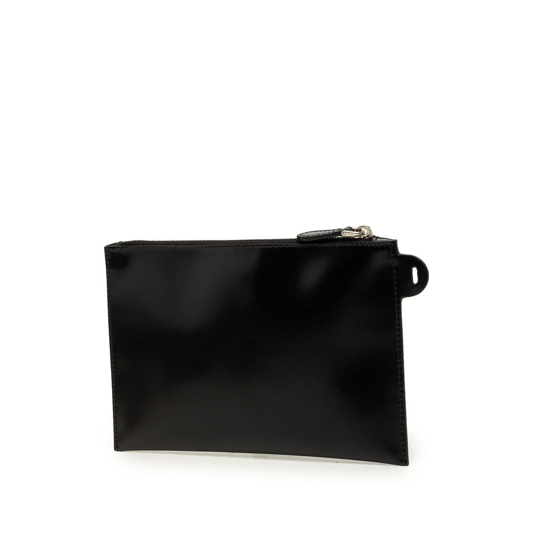 Prada Spazzolato Pochette Noir – vue 2 – GABY PARIS