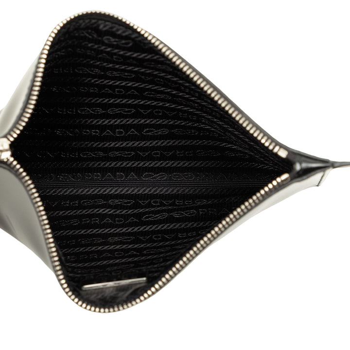 Prada Spazzolato Pochette Noir – vue 4 – GABY PARIS