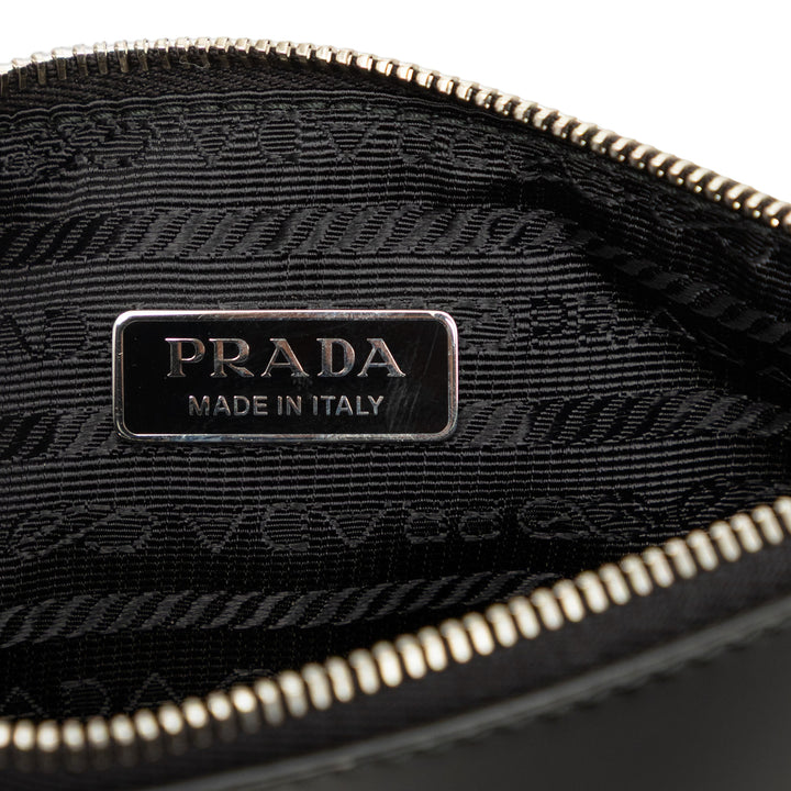 Prada Spazzolato Pochette Noir – vue 5 – GABY PARIS