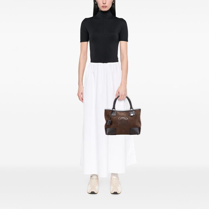 Suede Fusta 28 Tote Brown - Gaby Paris