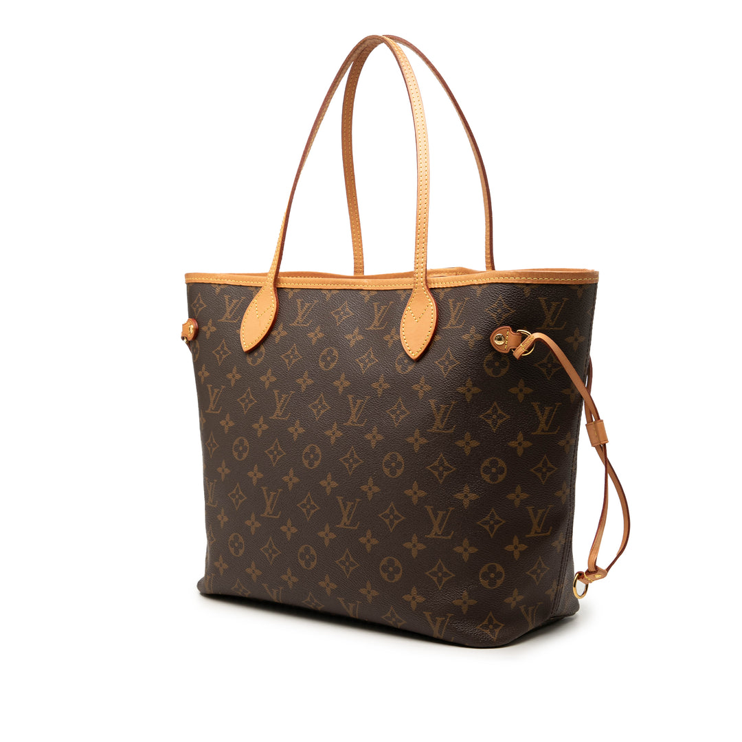Louis Vuitton Neverfull MM Monogram Marron – vue 2 – GABY PARIS