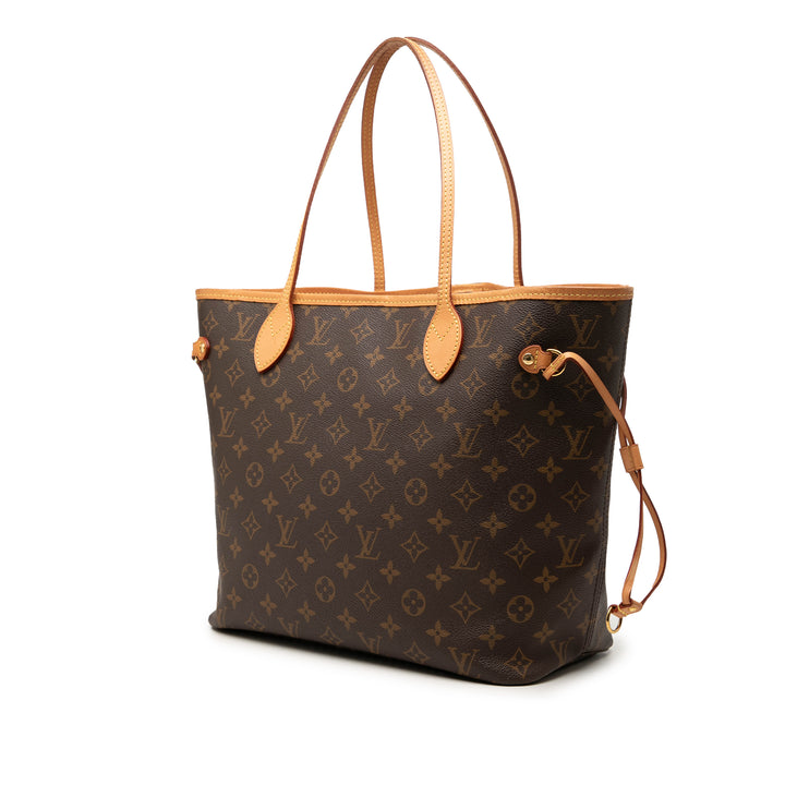 Louis Vuitton Neverfull MM Monogram Marron – vue 2 – GABY PARIS