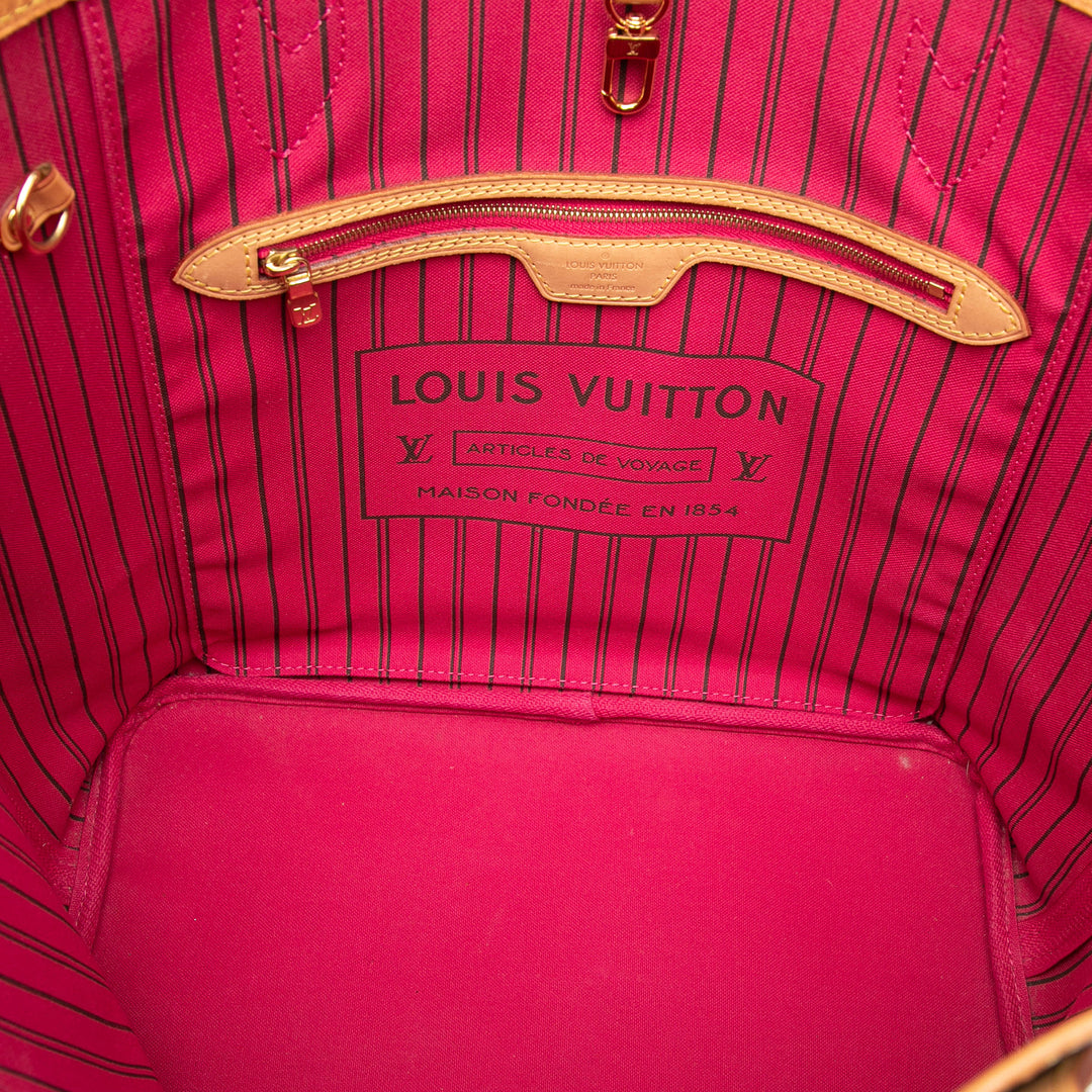 Louis Vuitton Neverfull MM Monogram Marron – vue 4 – GABY PARIS