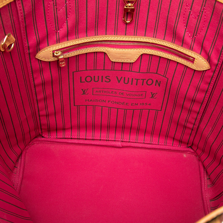 Louis Vuitton Neverfull MM Monogram Marron – vue 4 – GABY PARIS