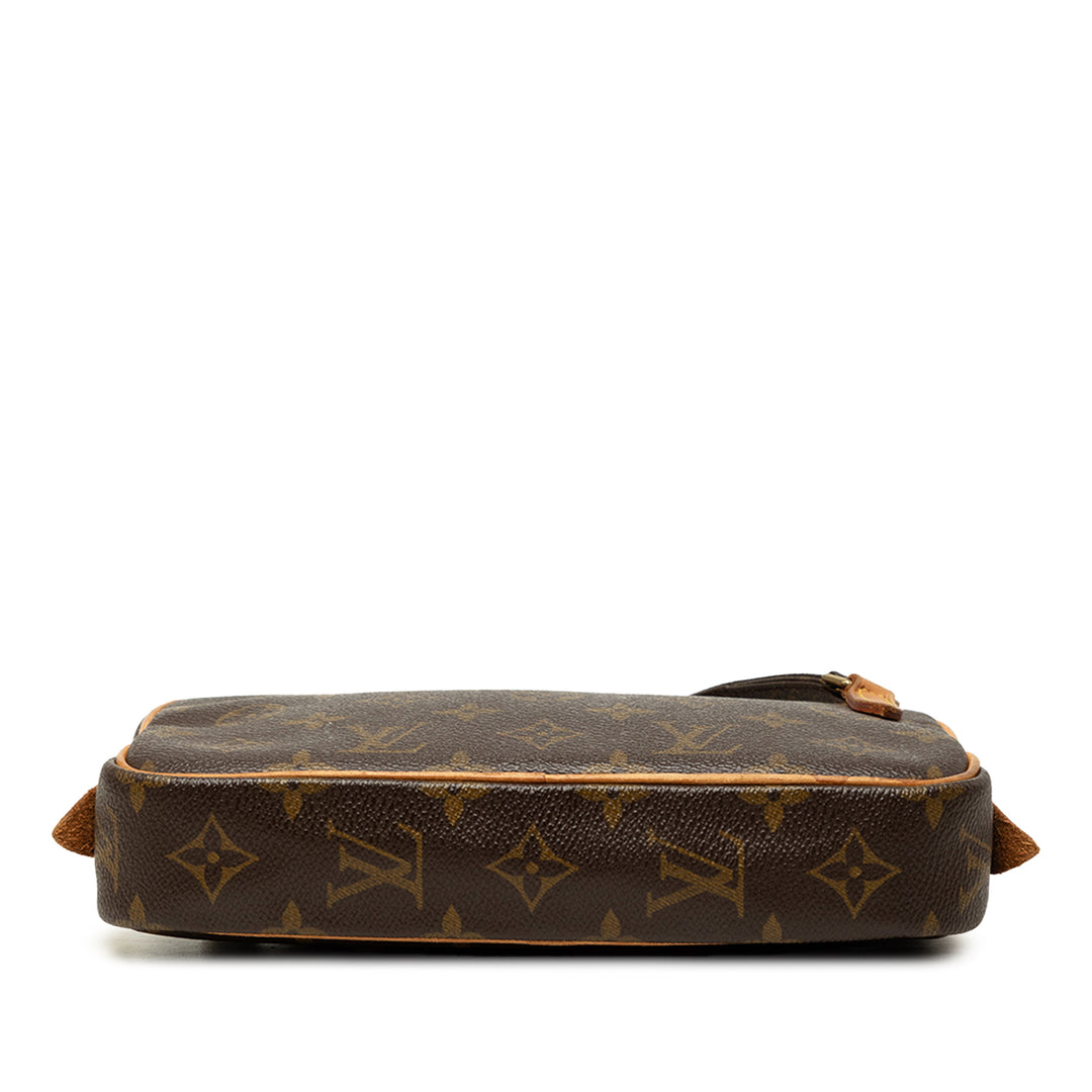 Louis Vuitton Pochette Marly Bandouliere Monogram Marron – vue 3 – GABY PARIS