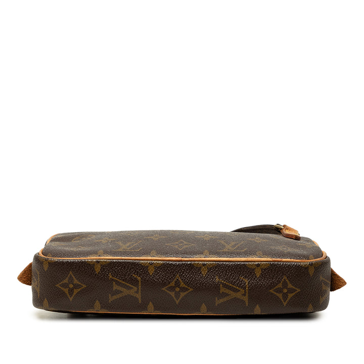 Louis Vuitton Pochette Marly Bandouliere Monogram Marron – vue 3 – GABY PARIS