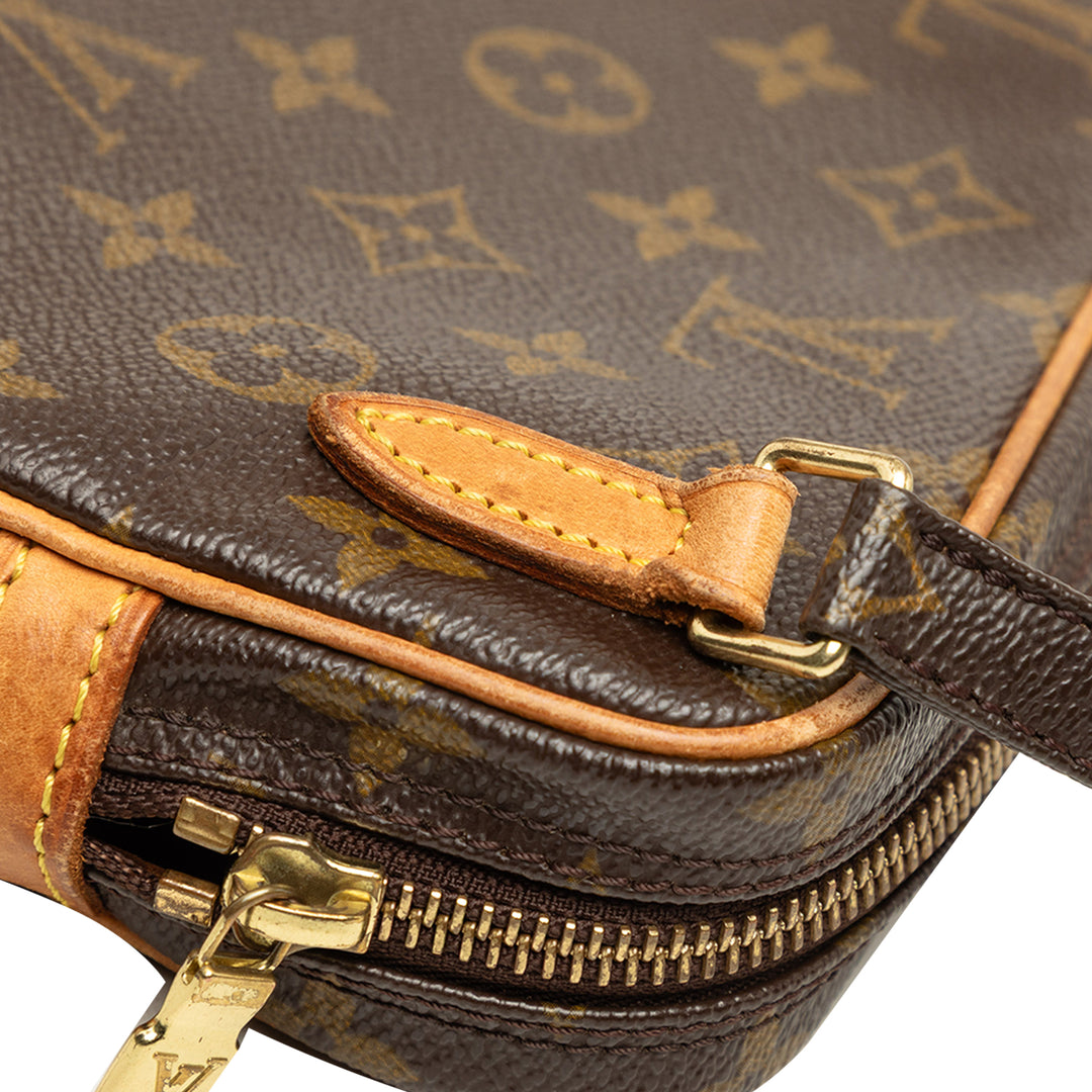 Louis Vuitton Pochette Marly Bandouliere Monogram Marron – vue 8 – GABY PARIS