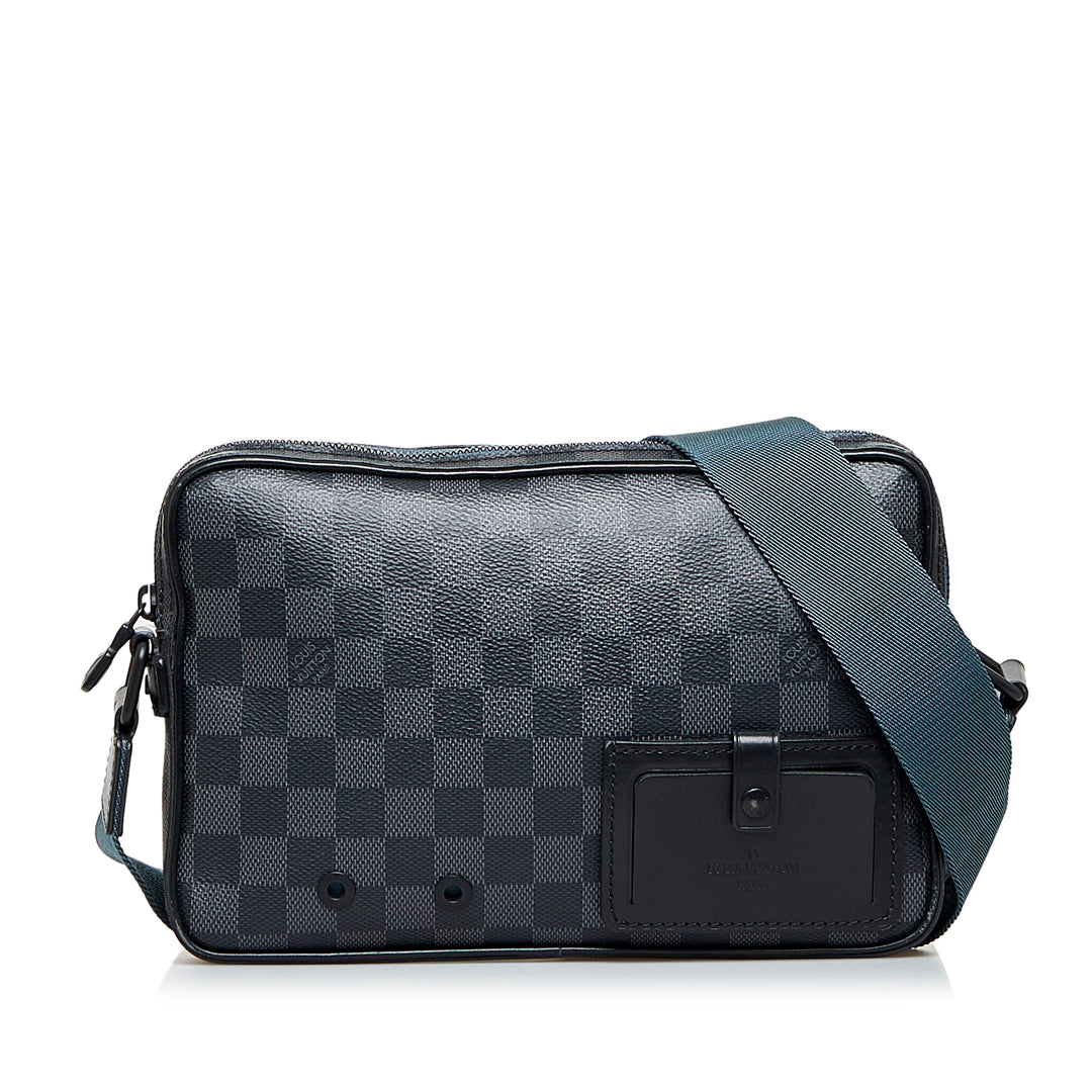 Damier Graphite Alpha Messenger Bag Black - Gaby Paris