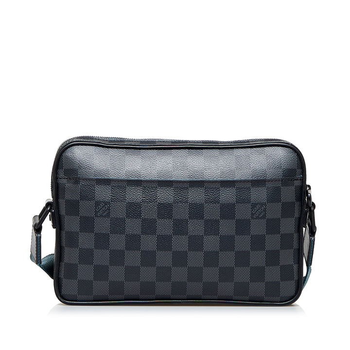 Damier Graphite Alpha Messenger Bag Black - Gaby Paris