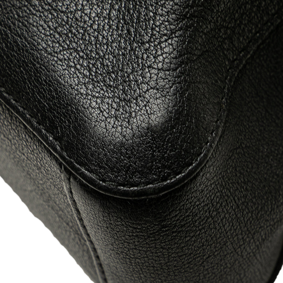 Bottega Veneta Cuir Porte-documents Noir – GABY PARIS Authentique