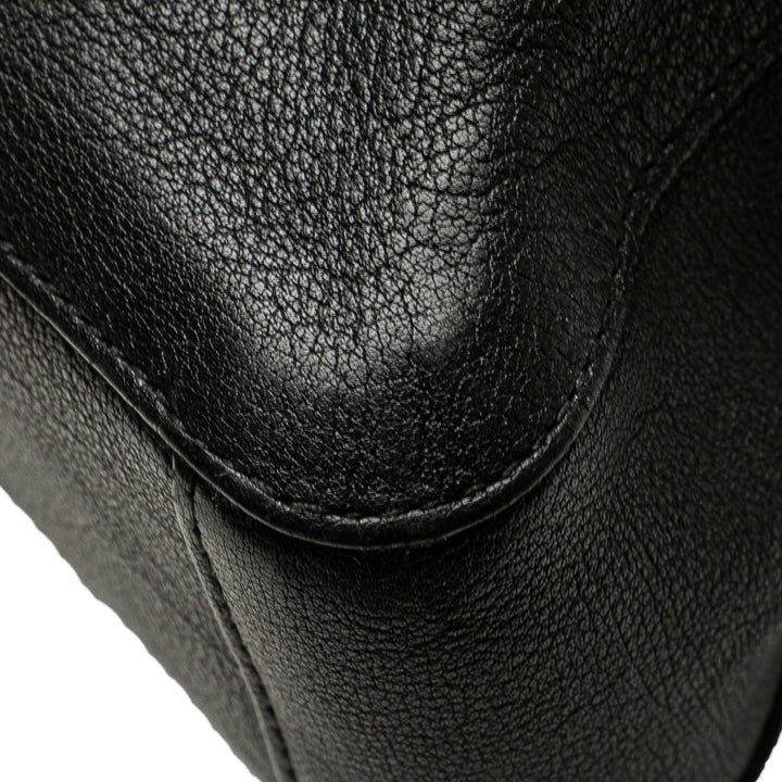 Bottega Veneta Cuir Porte-documents Noir – GABY PARIS Authentique