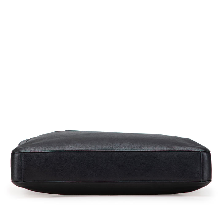 Bottega Veneta Cuir Porte-documents Noir – GABY PARIS Authentique