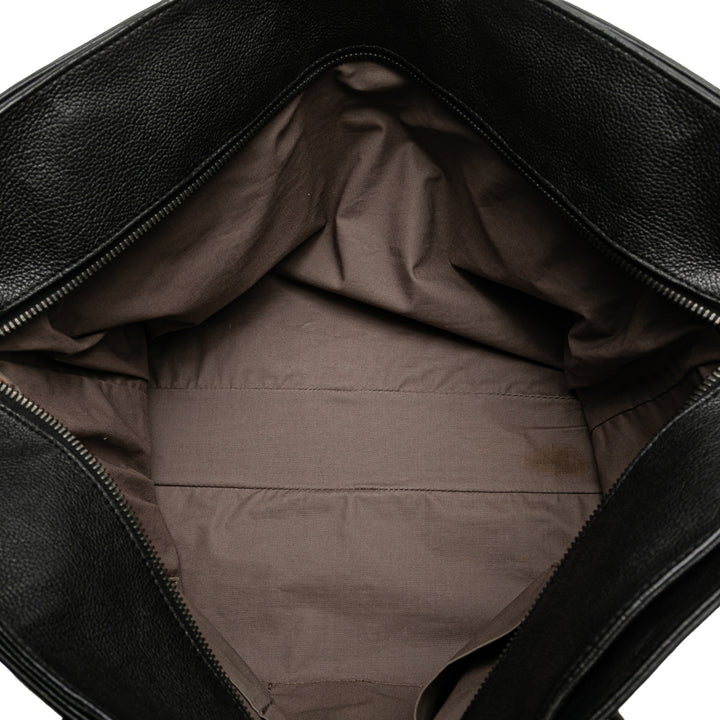Bottega Veneta Cuir Porte-documents Noir – GABY PARIS Authentique