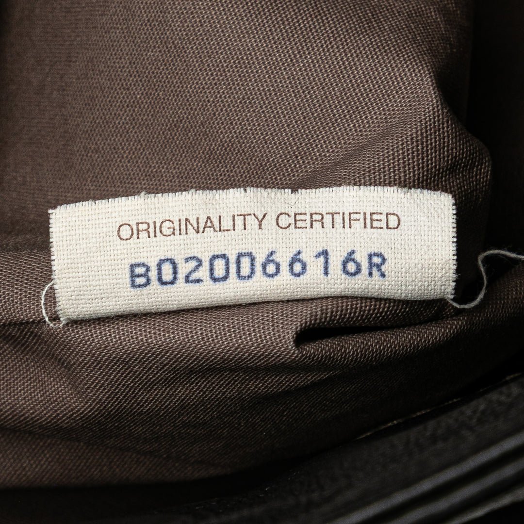 Bottega Veneta Cuir Porte-documents Noir – GABY PARIS Authentique