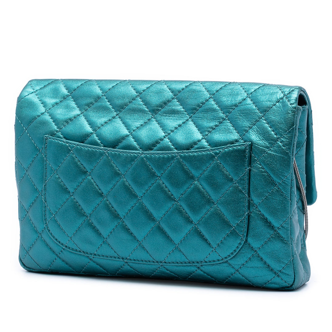 Chanel Matelassé Metallic Cuir de veau Reissue 2.55 à rabat 226