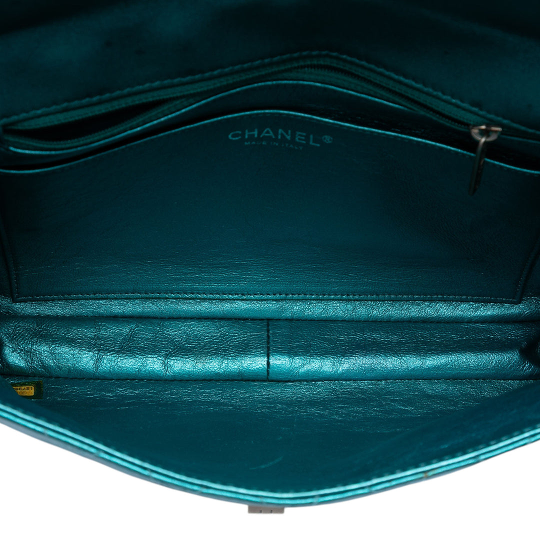 Chanel Matelassé Metallic Cuir de veau Reissue 2.55 à rabat 226