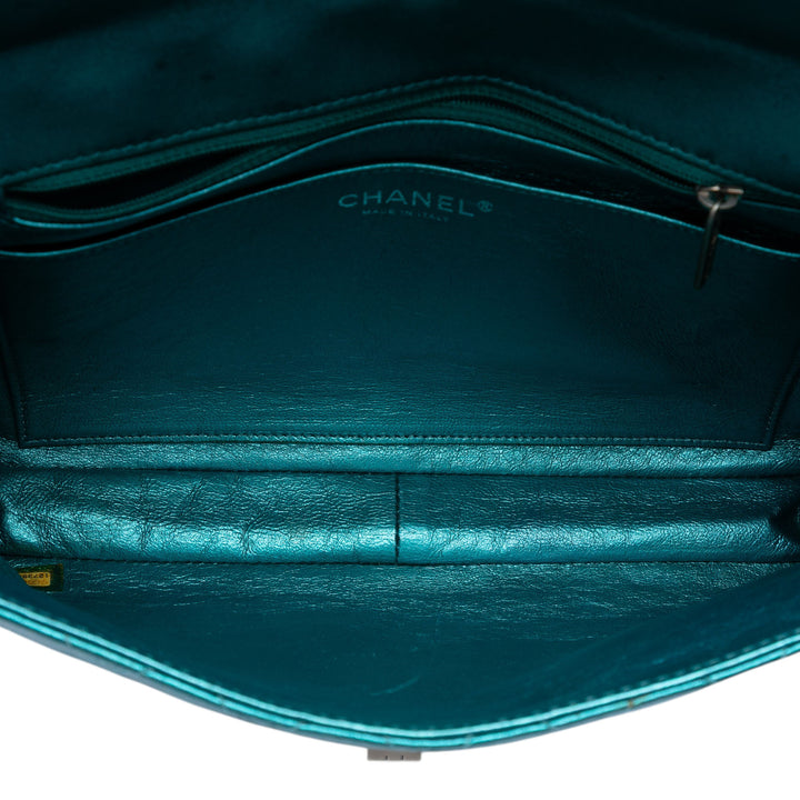 Chanel Matelassé Metallic Cuir de veau Reissue 2.55 à rabat 226