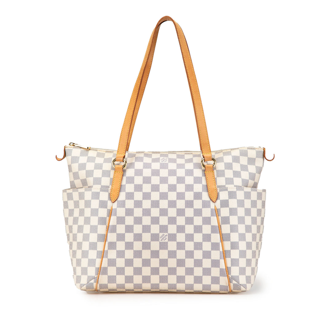Damier Azur Totally MM White - Gaby Paris