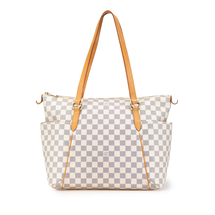 Damier Azur Totally MM White - Gaby Paris