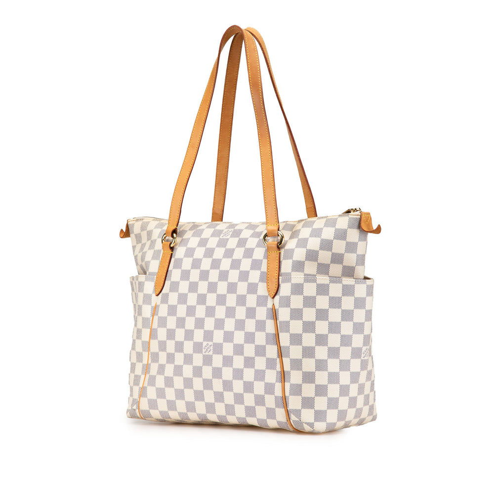 Damier Azur Totally MM White - Gaby Paris