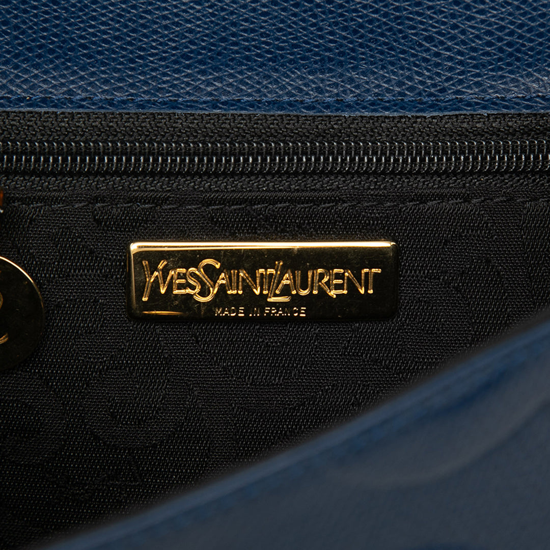 Saint Laurent embossé Cuir Arabesque Sac porté croisé