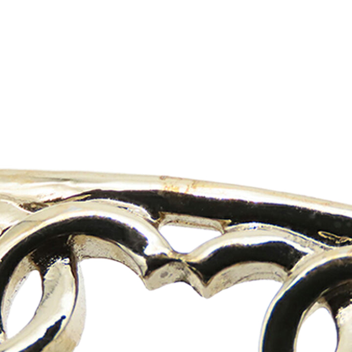 Chanel plaqué Multiple CC Cuff Bracelet S