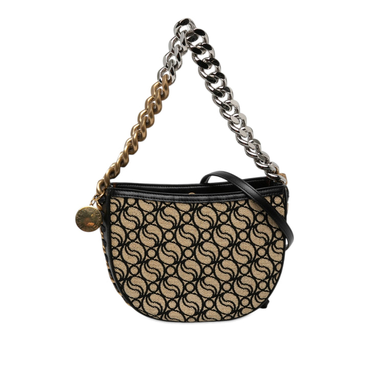 Stella McCartney Sac à main S Wave Frayme Beige – vue principale – GABY PARIS