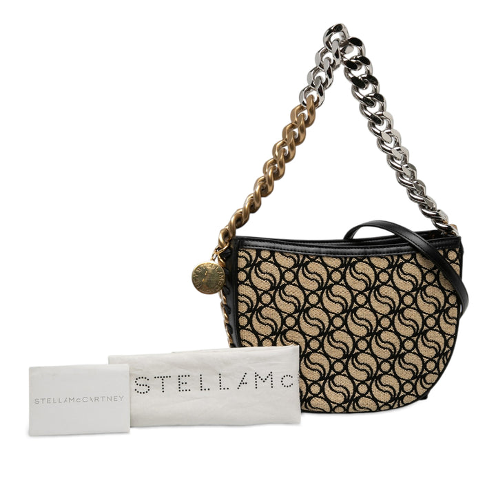 Stella McCartney Sac à main S Wave Frayme Beige – vue 6 – GABY PARIS