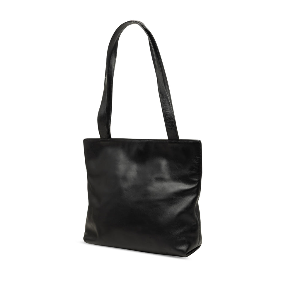 Chanel Cabas CC Cuir d'agneau Noir – vue 2 – GABY PARIS