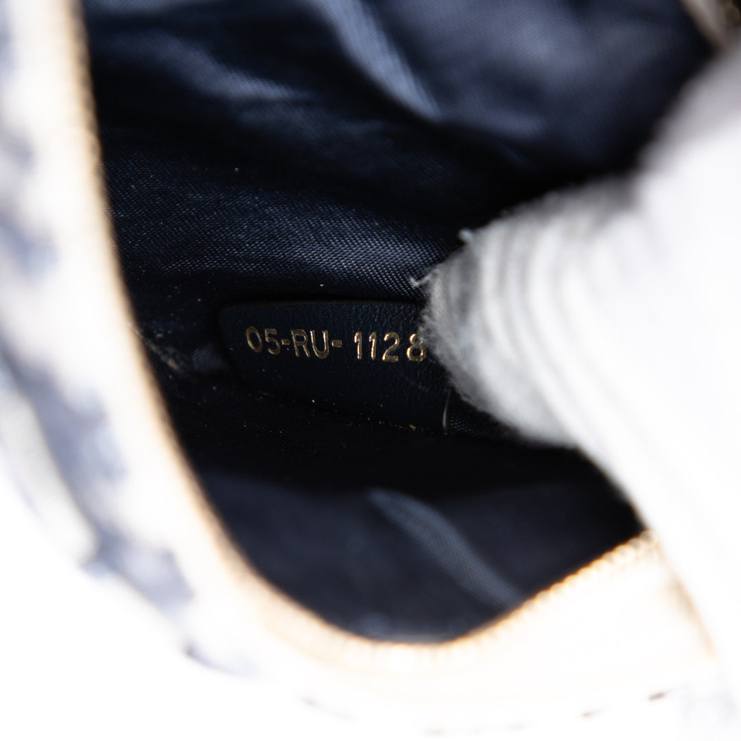 Dior Oblique Toile Saddle Pochette Wallet on Chain
