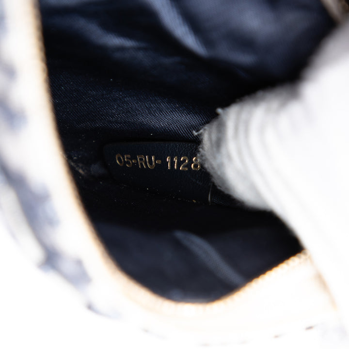 Dior Oblique Toile Saddle Pochette Wallet on Chain
