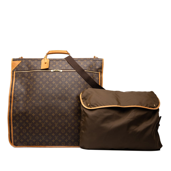 Louis Vuitton Sac de voyage Portable Cabin Garment Monogram Marron – vue 8 – GABY PARIS