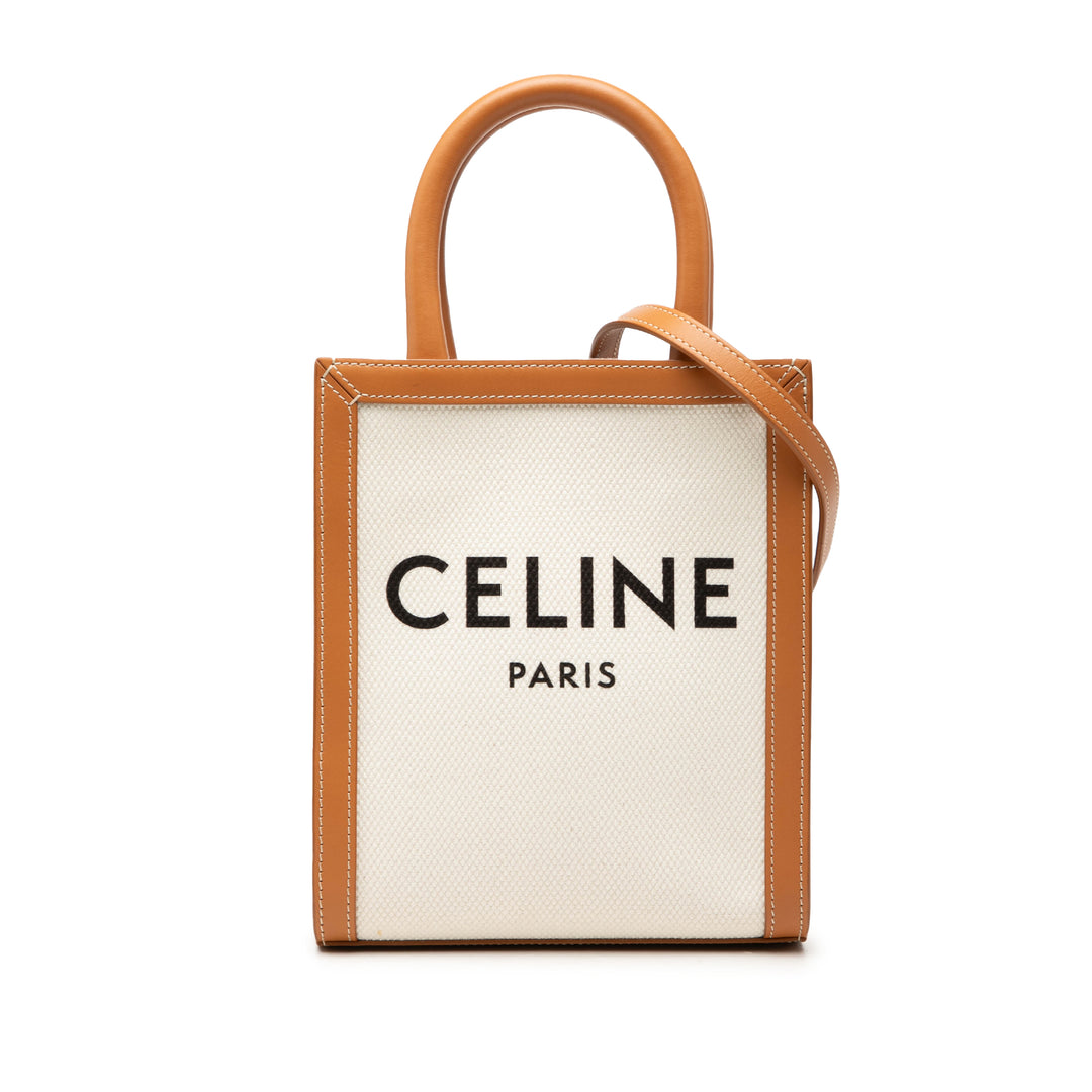 Celine Mini Toile Cabas vertical Cabas