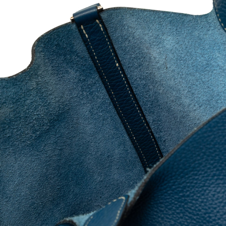 Hermès Picotin 18 Clémence Bleu – vue 7 – GABY PARIS