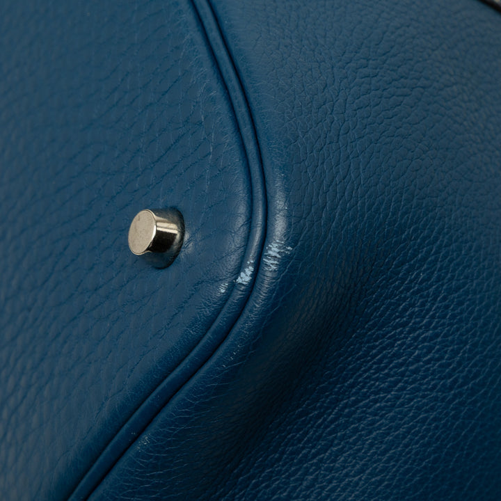 Hermès Picotin 18 Clémence Bleu – vue 8 – GABY PARIS