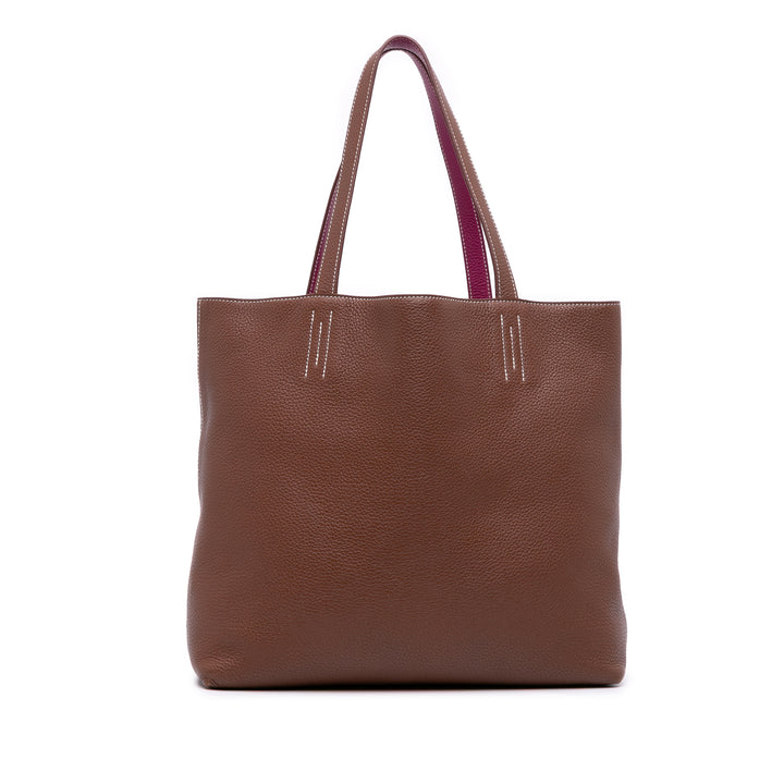 Hermès Clemence Double Sens 36 Marron