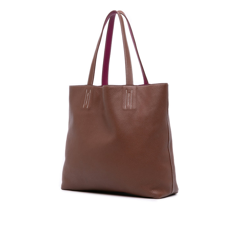 Hermès Clemence Double Sens 36 Marron