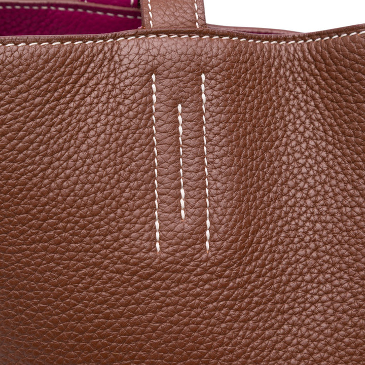 Hermès Clemence Double Sens 36 Marron